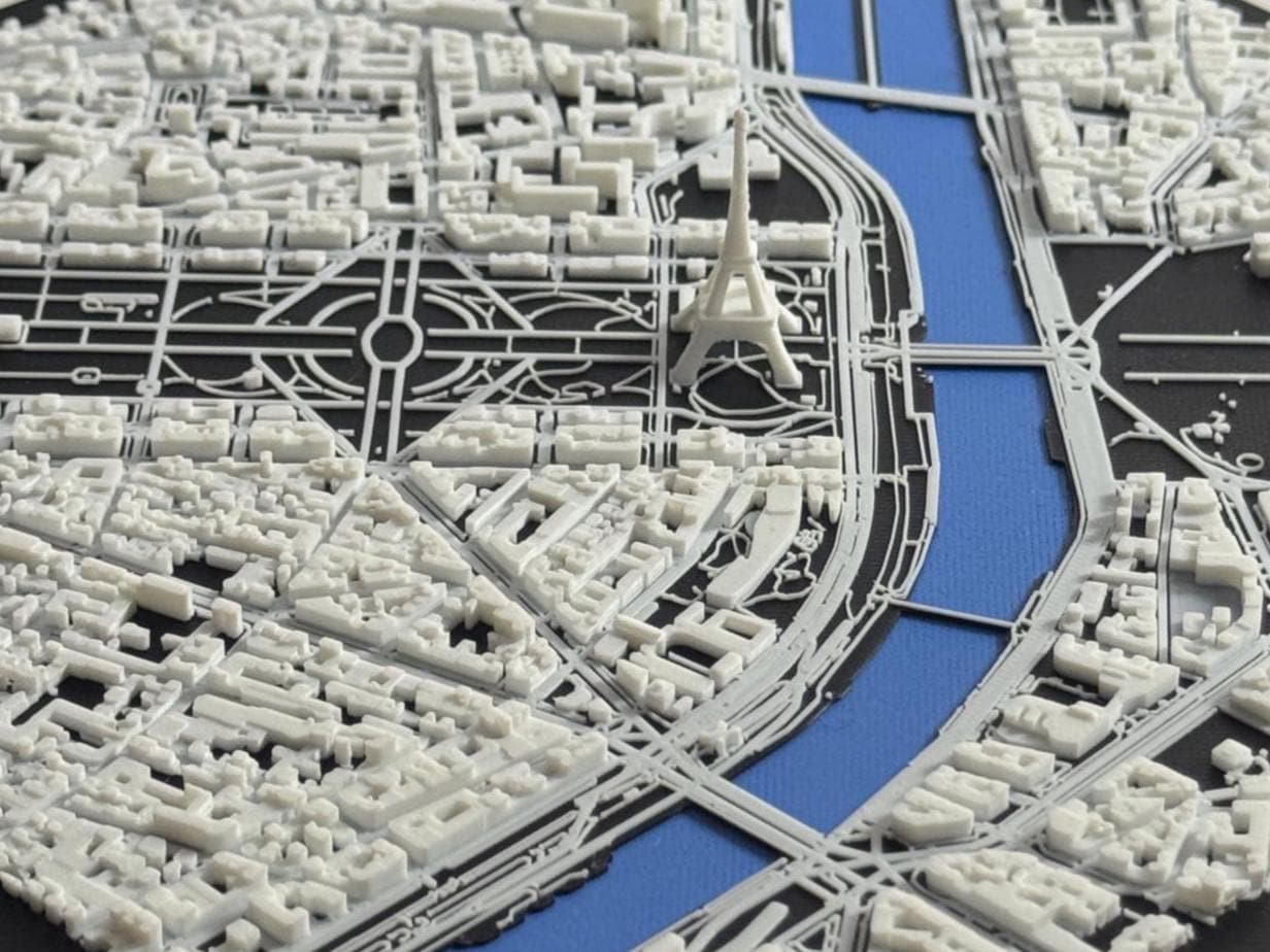 Paris 1:10k Scale City Model