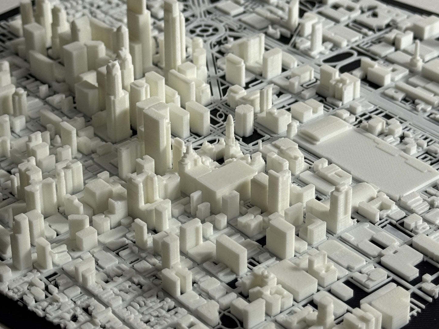 Philadelphia 1:10k Scale City Model