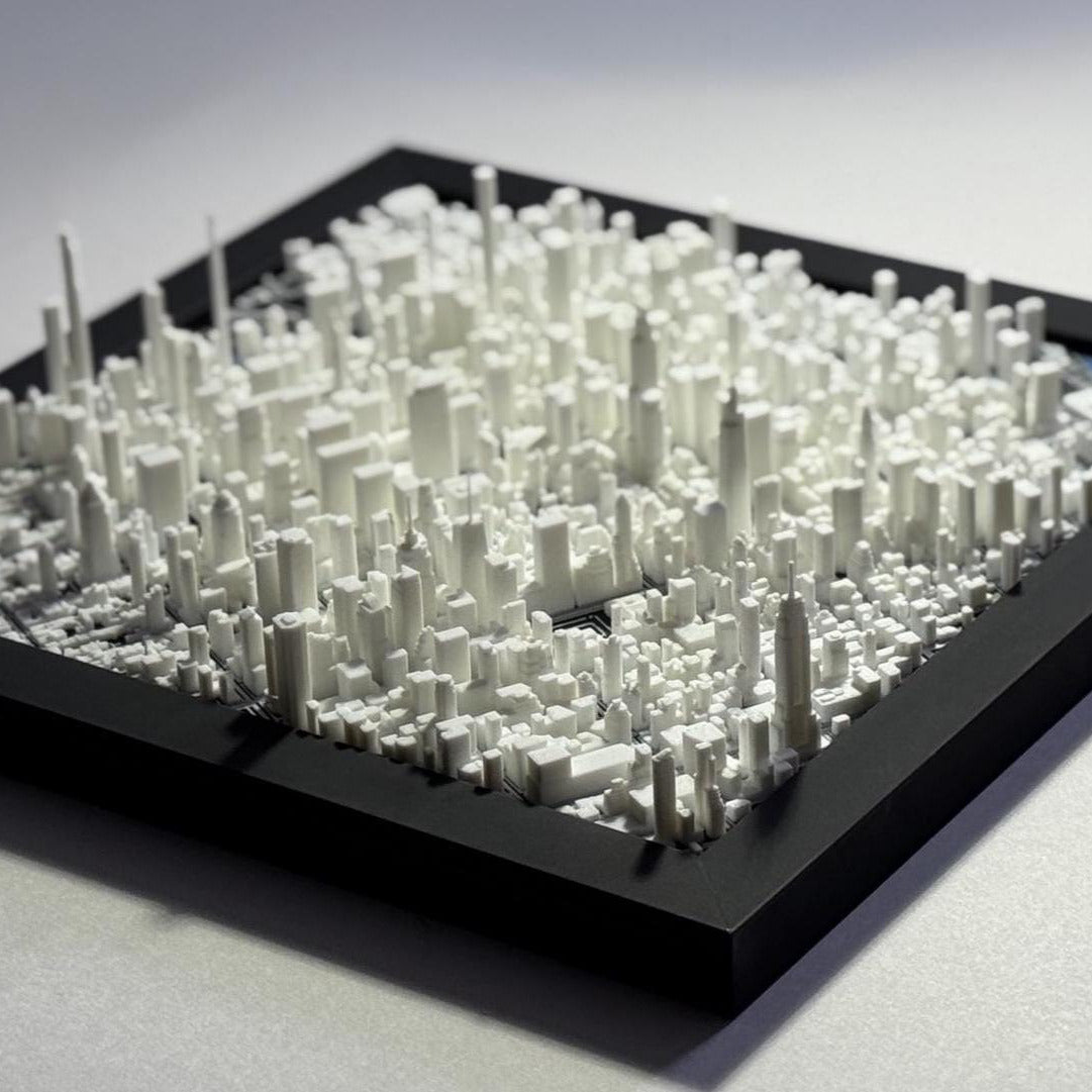Midtown Manhattan, NYC 1:10k Scale City Model