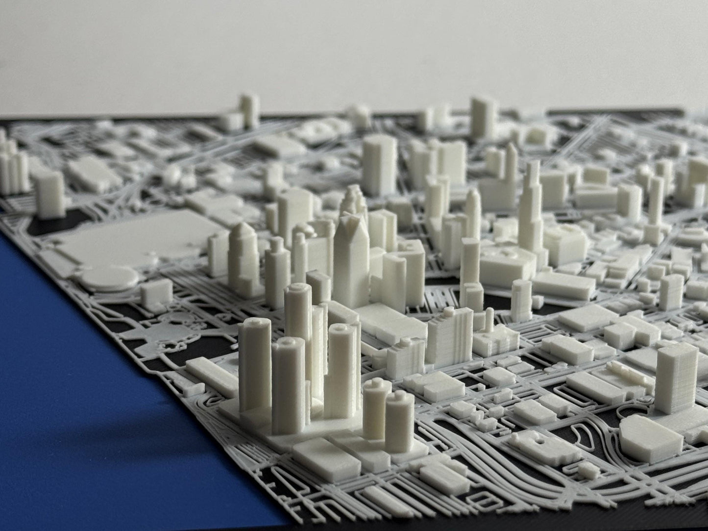 Detroit 1:10k Scale City Model