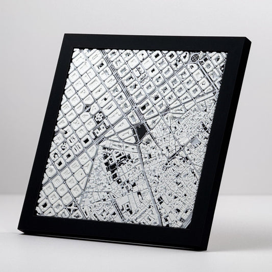 Barcelona 1:10k Scale City Model