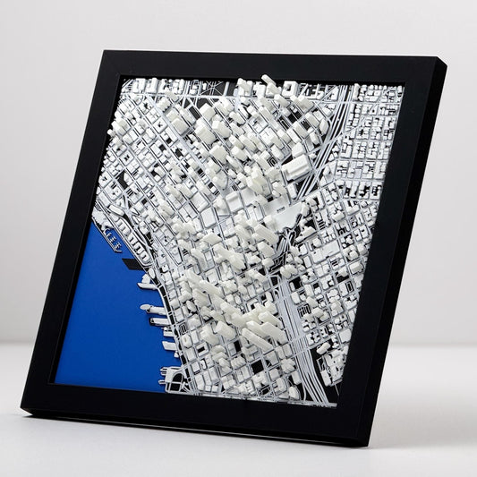 Seattle 1:10k Scale City Model