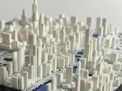 Chicago 1:10k Scale City Model