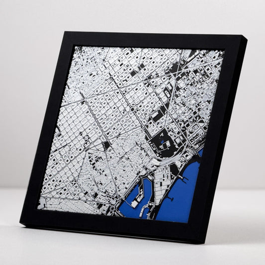 Barcelona 1:20k Scale City Model