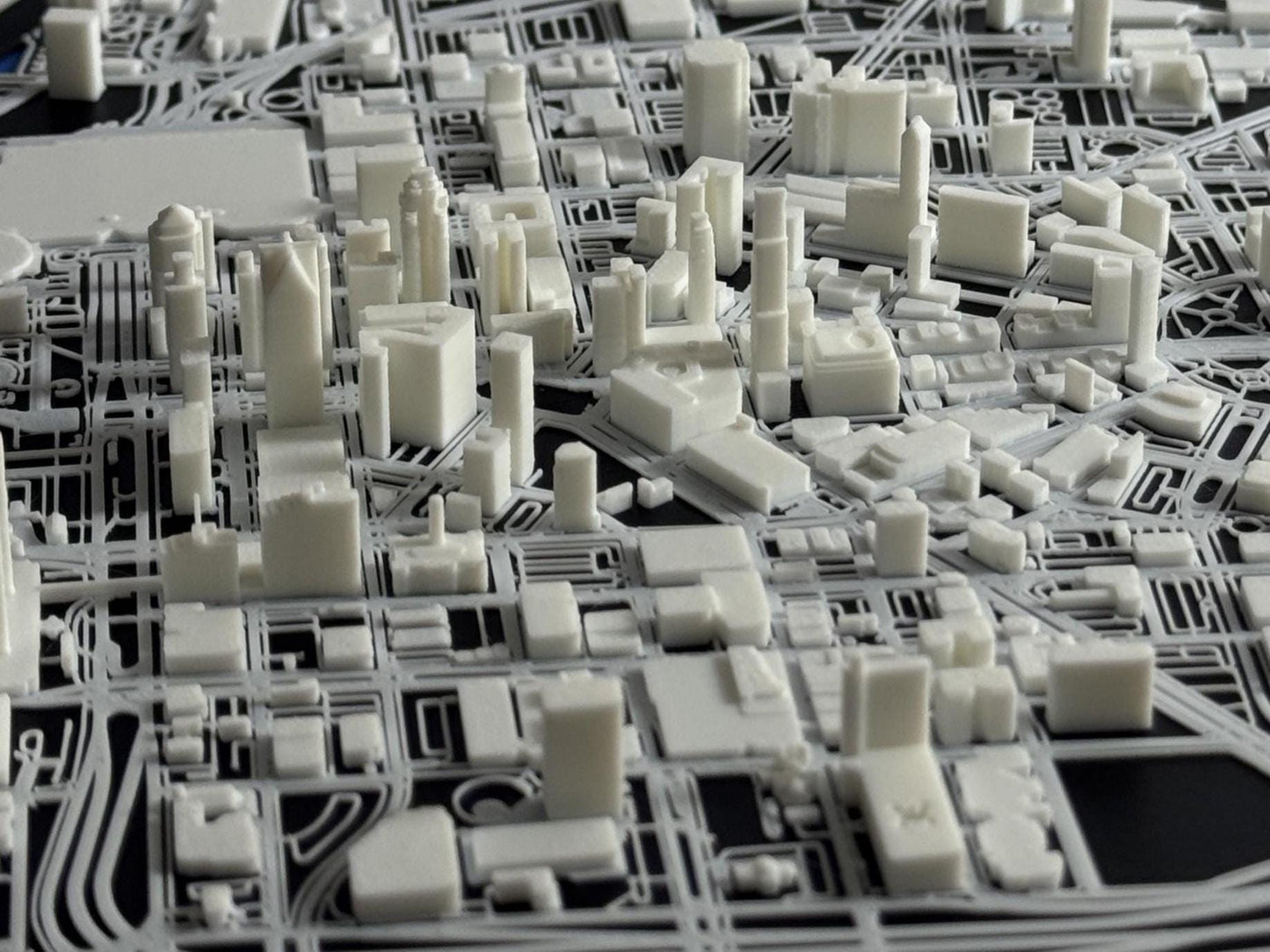 Detroit 1:10k Scale City Model