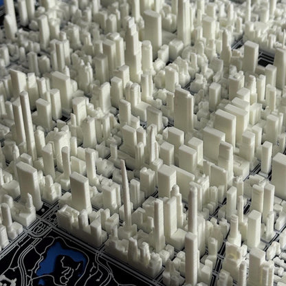 Midtown Manhattan, NYC 1:10k Scale City Model