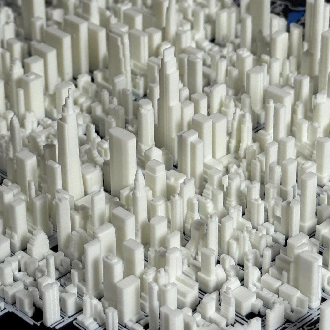 Midtown Manhattan, NYC 1:10k Scale City Model