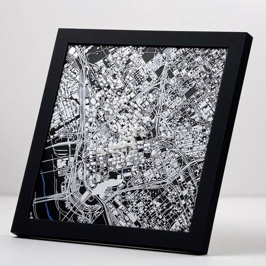 Dallas 1:20k Scale City Model