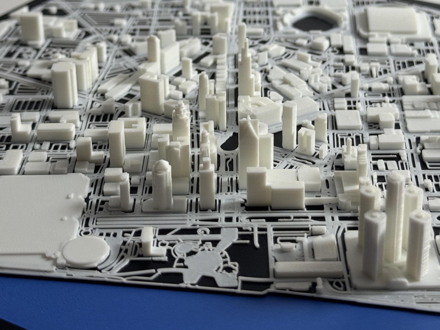 Detroit 1:10k Scale City Model
