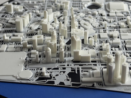 Detroit 1:10k Scale City Model