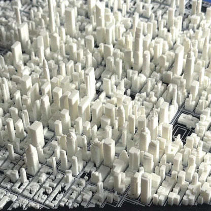 Midtown Manhattan, NYC 1:10k Scale City Model