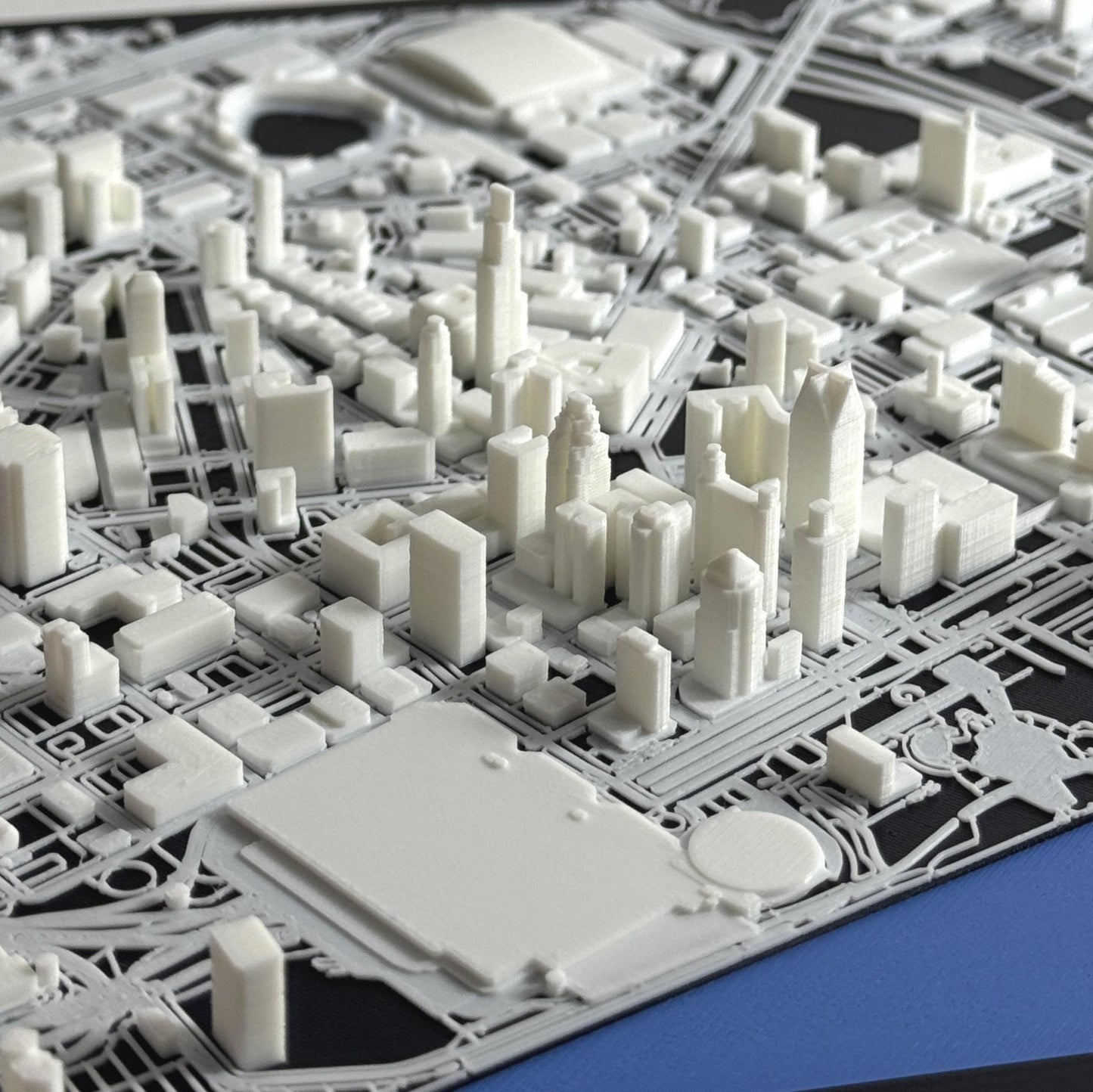 Detroit 1:10k Scale City Model