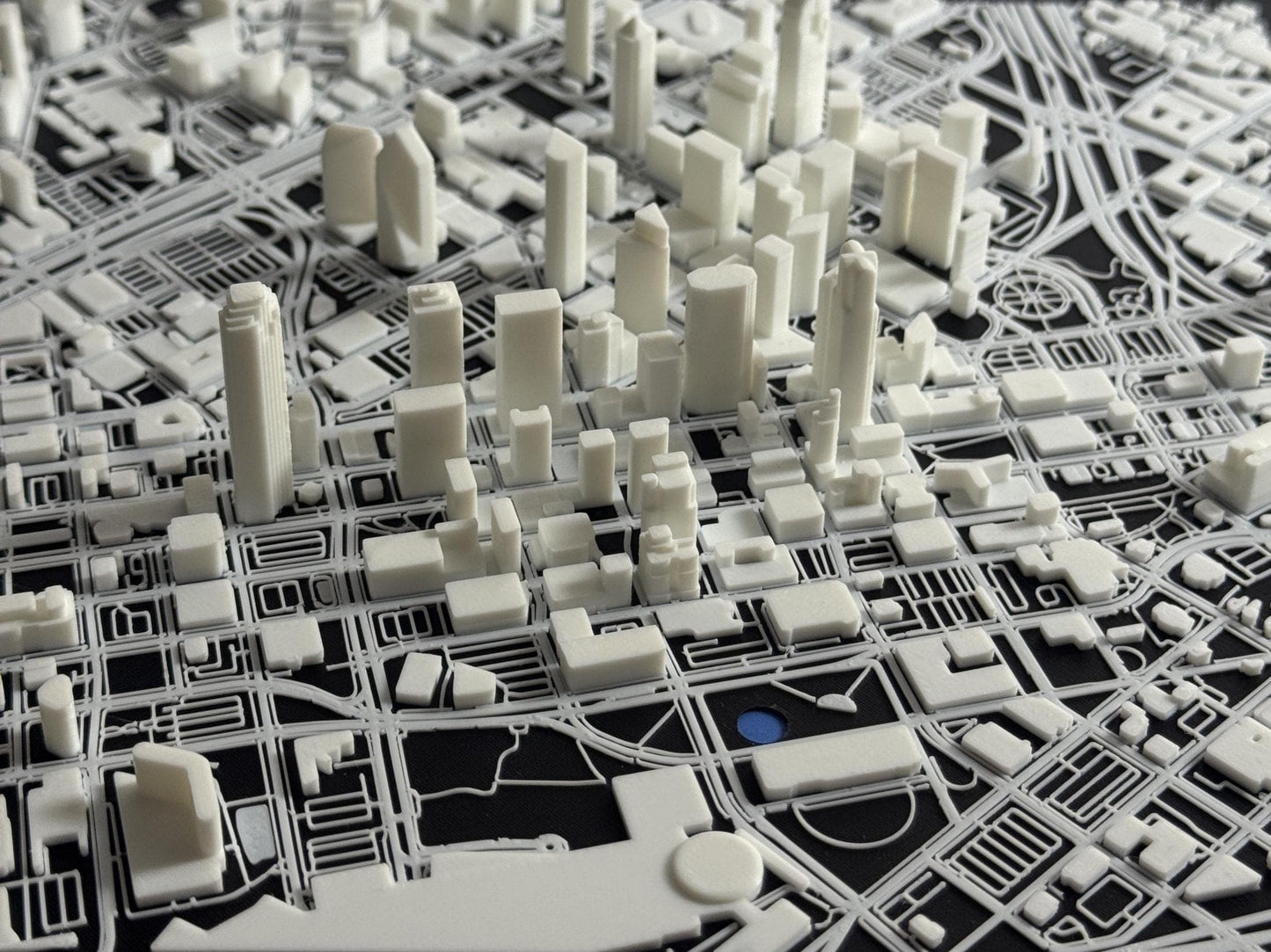 Dallas 1:10k Scale City Model