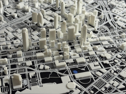 Dallas 1:10k Scale City Model