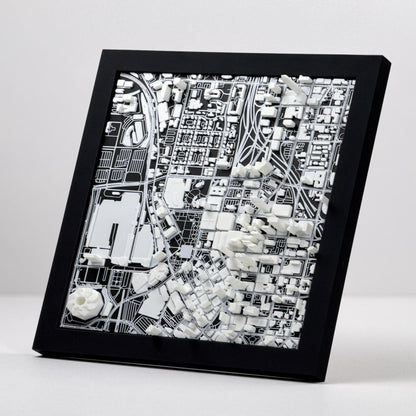 Atlanta 1:10k Scale City Model