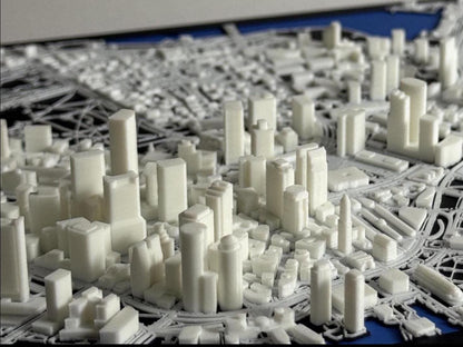 Boston 1:10k Scale City Model