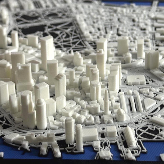 Boston 1:10k Scale City Model