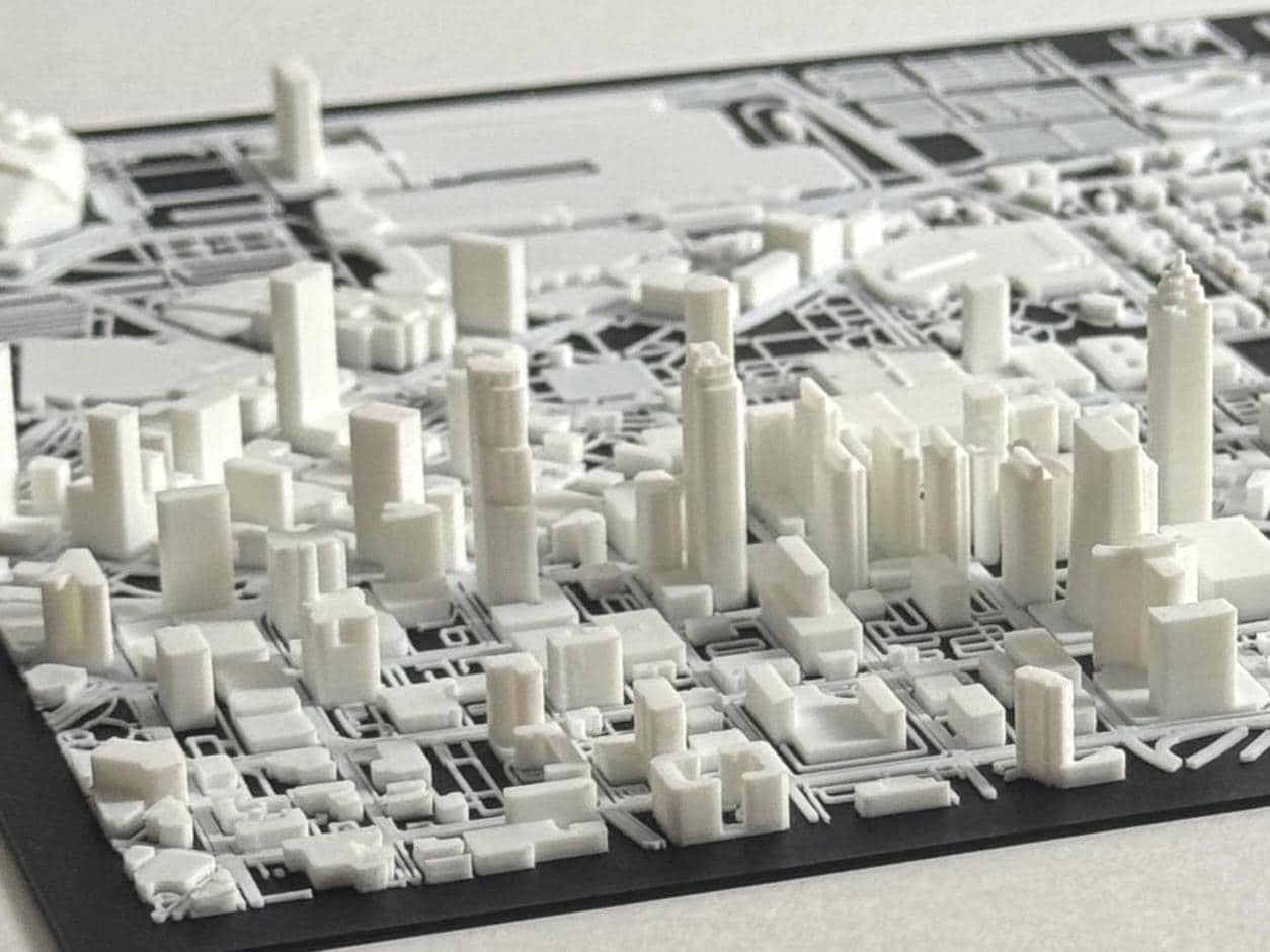 Atlanta 1:10k Scale City Model
