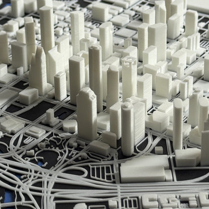 Houston 1:10k Scale City Model