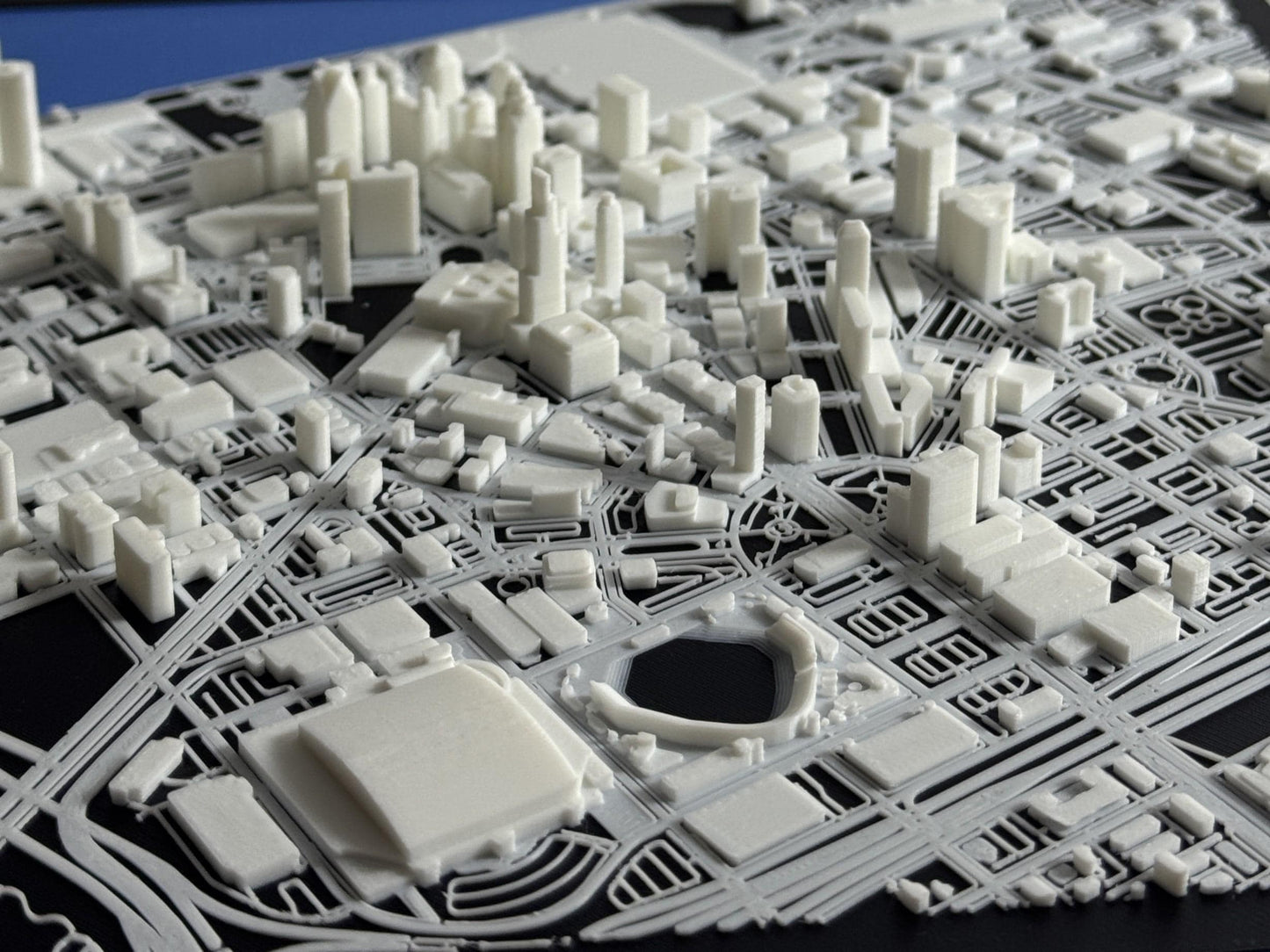 Detroit 1:10k Scale City Model