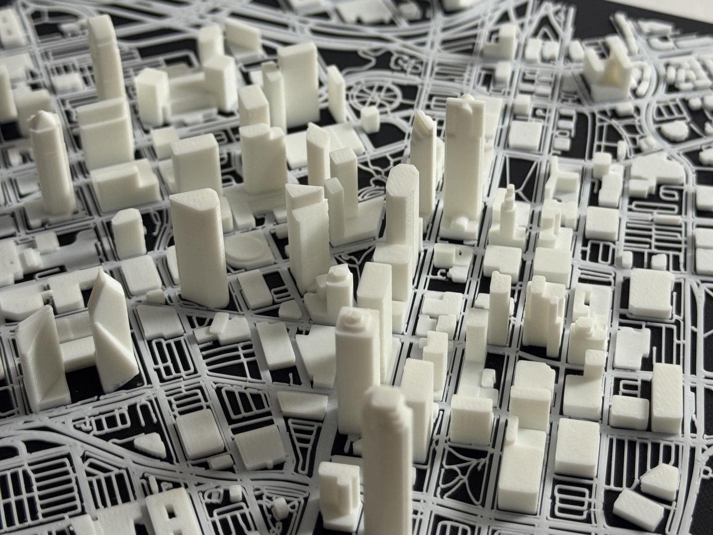 Dallas 1:10k Scale City Model