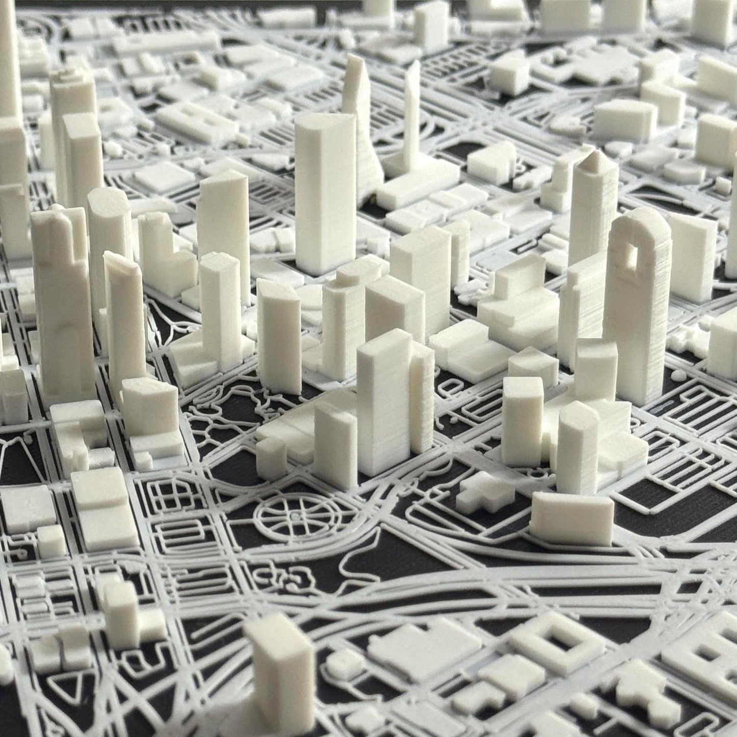 Dallas 1:10k Scale City Model