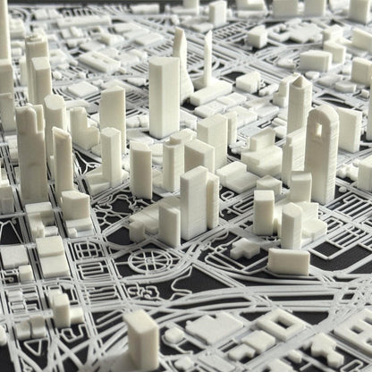 Dallas 1:10k Scale City Model