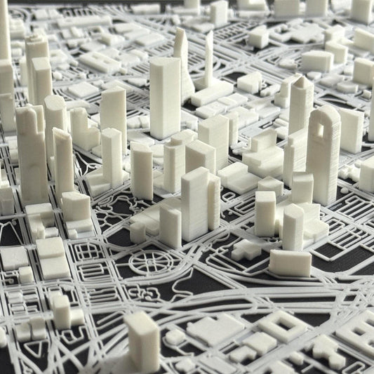 Dallas 1:10k Scale City Model