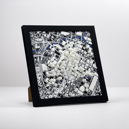Houston 1:10k Scale City Model