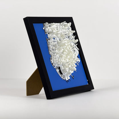 Downtown Manhattan, NYC 1:10k Scale City Model