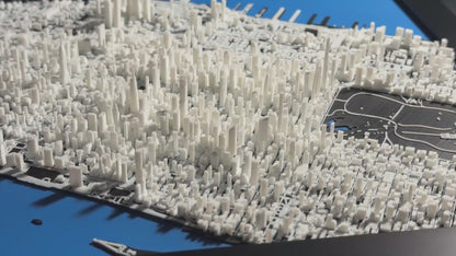 Midtown Manhattan, NYC 1:20k Scale City Model