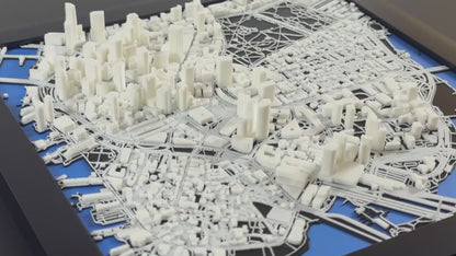 Boston 1:10k Scale City Model