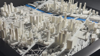 Melbourne 1:10k Scale City Model