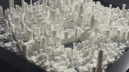 Midtown Manhattan, NYC 1:10k Scale City Model
