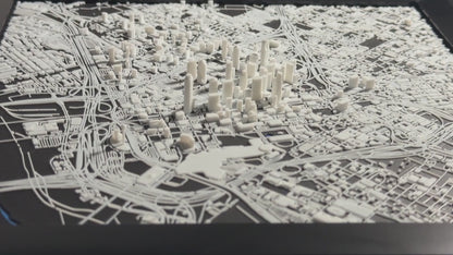 Dallas 1:20k Scale City Model