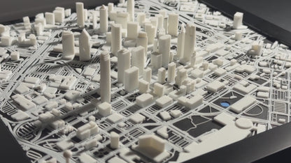 Dallas 1:10k Scale City Model