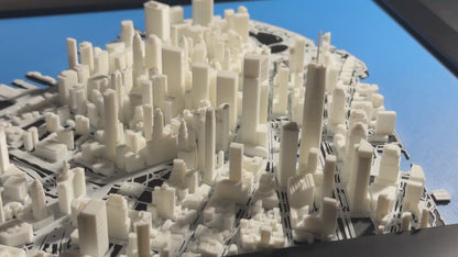 Downtown Manhattan, NYC 1:10k Scale City Model